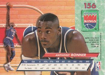 1992-93 Ultra #156 Anthony Bonner Back