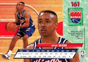 1992-93 Ultra #161 Spud Webb Back