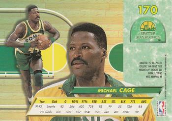 1992-93 Ultra #170 Michael Cage Back