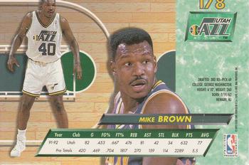 1992-93 Ultra #178 Mike Brown Back