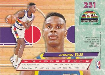 1992-93 Ultra #251 LaPhonso Ellis Back