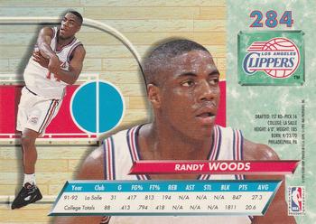 1992-93 Ultra #284 Randy Woods Back