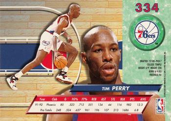 1992-93 Ultra #334 Tim Perry Back