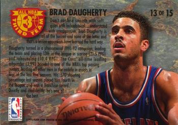 1992-93 Ultra - All-NBA #13 Brad Daugherty Back
