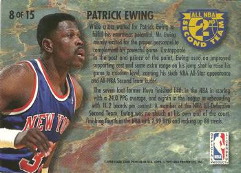 1992-93 Ultra - All-NBA #8 Patrick Ewing Back