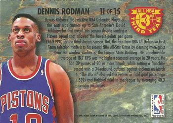 1992-93 Ultra - All-NBA #11 Dennis Rodman Back
