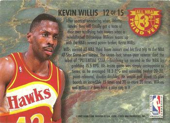 1992-93 Ultra - All-NBA #12 Kevin Willis Back