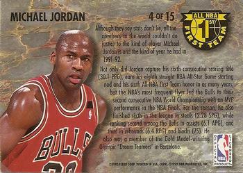 1992-93 Ultra - All-NBA #4 Michael Jordan Back