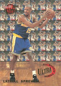 1992-93 Ultra - All-Rookie Series #8 Latrell Sprewell Front