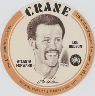 1976-77 Crane Potato Chips Discs #NNO Lou Hudson Front