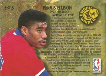 1992-93 Ultra - NBA Award Winners #5 Pervis Ellison Back