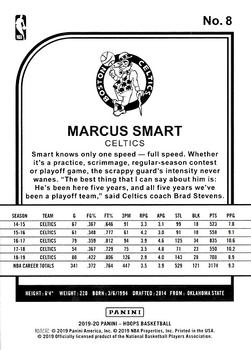 2019-20 Hoops #8 Marcus Smart Back