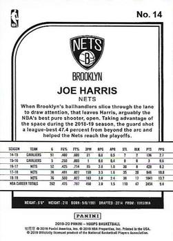 2019-20 Hoops #14 Joe Harris Back