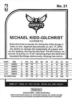 2019-20 Hoops #21 Michael Kidd-Gilchrist Back