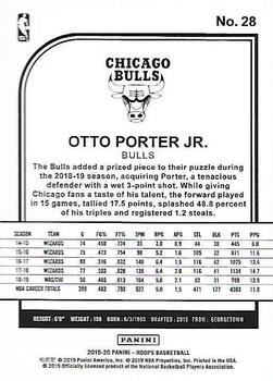 2019-20 Hoops #28 Otto Porter Jr. Back