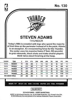 2019-20 Hoops #130 Steven Adams Back