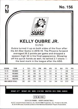 2019-20 Hoops #156 Kelly Oubre Jr. Back