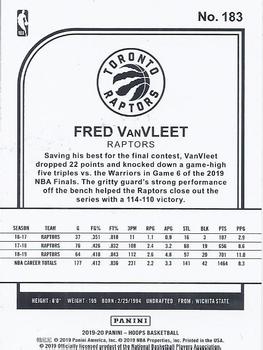 2019-20 Hoops #183 Fred VanVleet Back