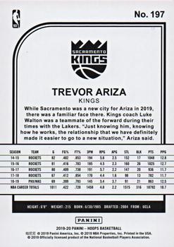2019-20 Hoops #197 Trevor Ariza Back