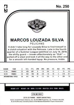 2019-20 Hoops #250 Marcos Louzada Silva Back