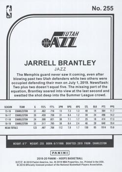 2019-20 Hoops #255 Jarrell Brantley Back
