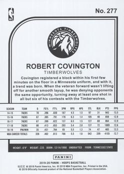 2019-20 Hoops #277 Robert Covington Back