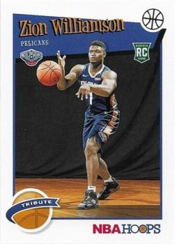 2019-20 Hoops #296 Zion Williamson Front