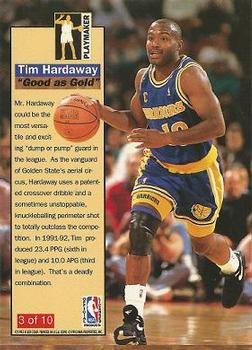 1992-93 Ultra - Playmakers #3 Tim Hardaway Back