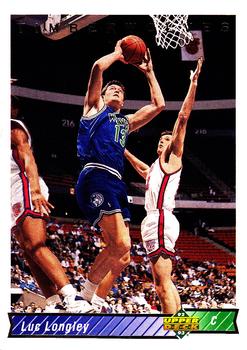 1992-93 Upper Deck #105 Luc Longley Front