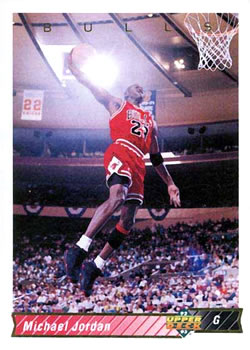 1992-93 Upper Deck #23 Michael Jordan Front