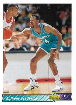 1992-93 Upper Deck #27 Anthony Frederick Front