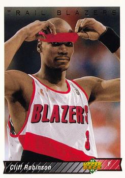 1992-93 Upper Deck #107 Cliff Robinson Front