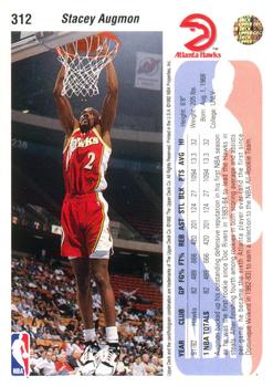 1992-93 Upper Deck #312 Stacey Augmon Back
