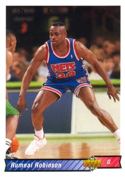 1992-93 Upper Deck #348 Rumeal Robinson Front