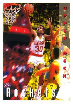 1992-93 Upper Deck #359 Houston Rockets Front