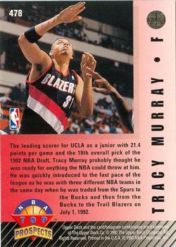 1992-93 Upper Deck #478 Tracy Murray Back