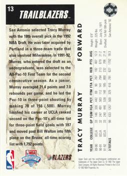1992-93 Upper Deck #13 Tracy Murray Back