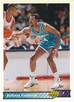 1992-93 Upper Deck #27 Anthony Frederick Front