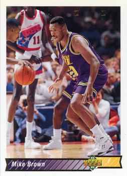 1992-93 Upper Deck #118 Mike Brown Front
