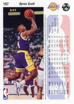 1992-93 Upper Deck #197 Byron Scott Back