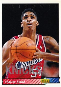 1992-93 Upper Deck #254 Charles Smith Front