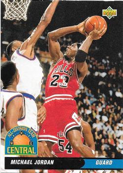 1992-93 Upper Deck - All-Division Team #AD9 Michael Jordan Front