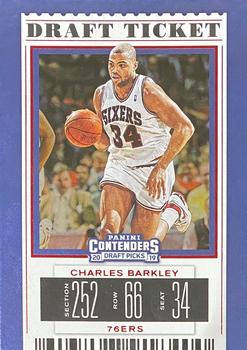 2019 Panini Contenders Draft Picks - Draft Ticket Red Foil #7 Charles Barkley Front