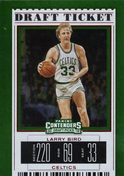 2019 Panini Contenders Draft Picks - Draft Ticket Red Foil #37 Larry Bird Front