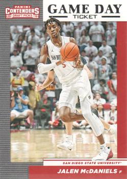 2019 Panini Contenders Draft Picks - Game Day Ticket #34 Jalen McDaniels Front