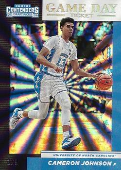 2019 Panini Contenders Draft Picks - Game Day Ticket Fame #18 Cameron Johnson Front