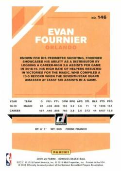 2019-20 Donruss #146 Evan Fournier Back