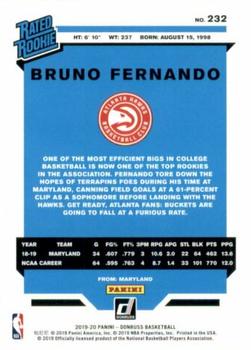 2019-20 Donruss #232 Bruno Fernando Back