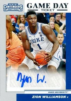 2019 Panini Contenders Draft Picks - Game Day Ticket Signatures #1 Zion Williamson Front
