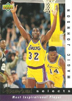 1992-93 Upper Deck - Jerry West Selects #JW7 Magic Johnson Front
